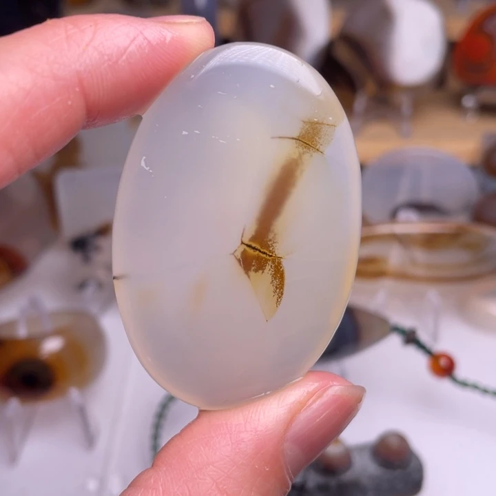 玛瑙/玉髓未镶嵌吊坠(不含链)