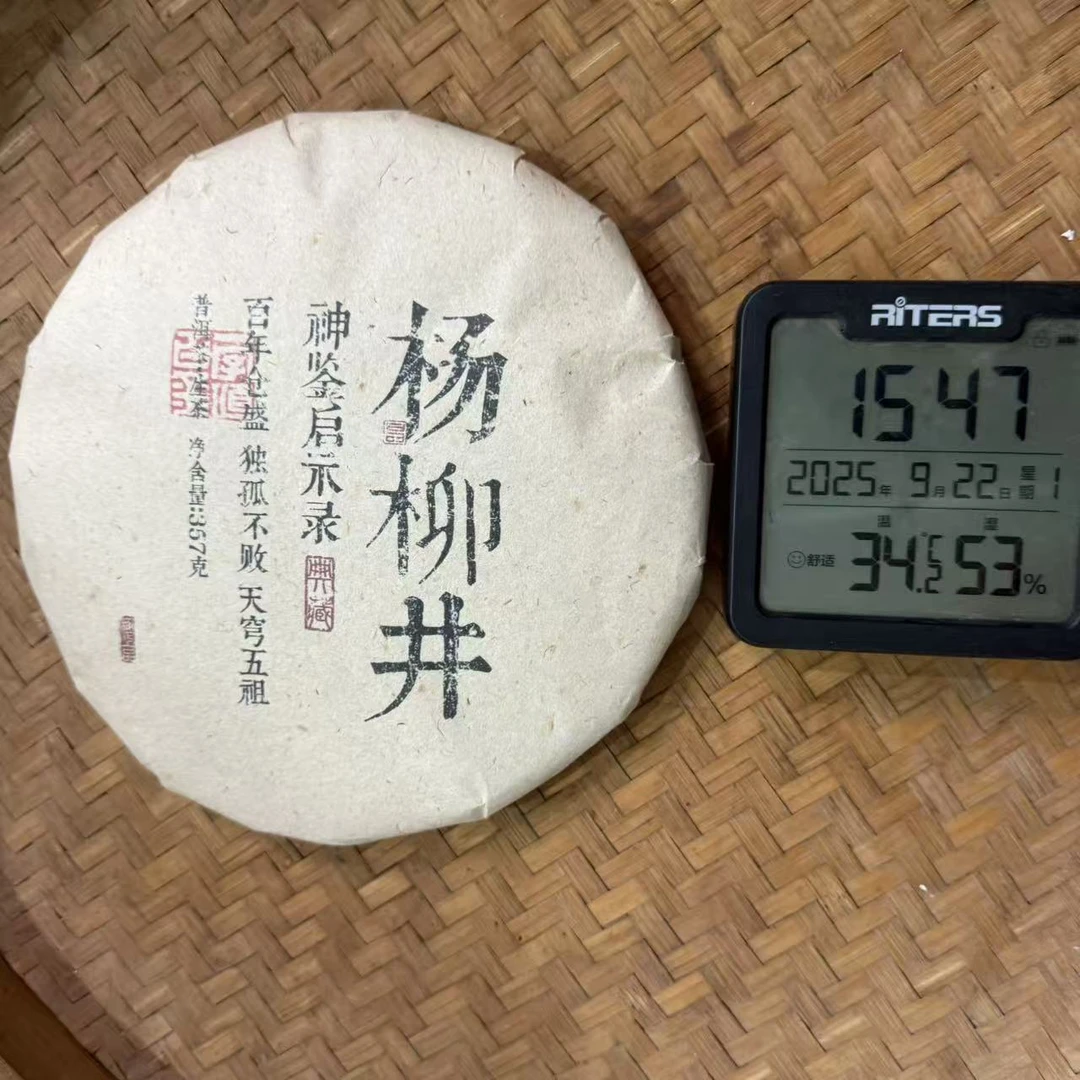 2004年神鉴启示录杨柳井百年仓盛普洱生茶饼357克M1443号9月22日
