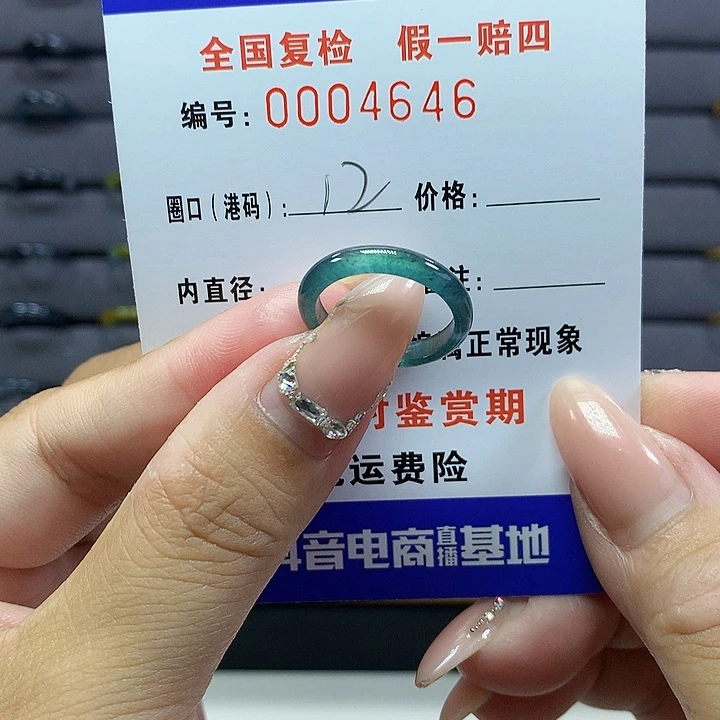 翡翠戒圈未镶嵌    4646