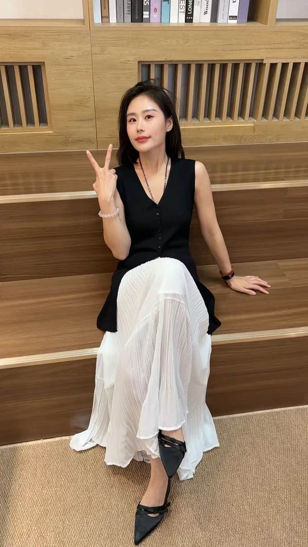 MissHuo 夏季褶皱裙 A  9605