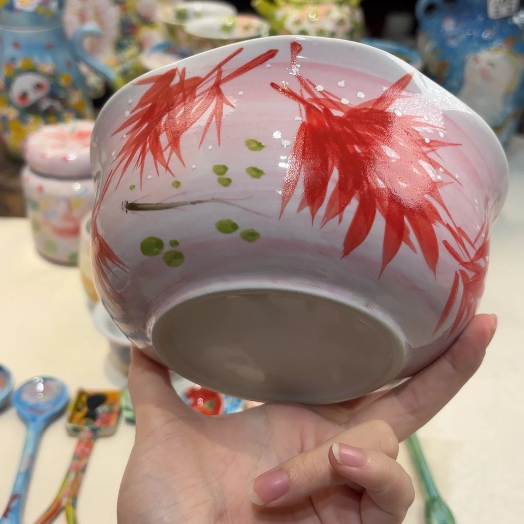 景德镇手绘高温釉下彩陶瓷茶具