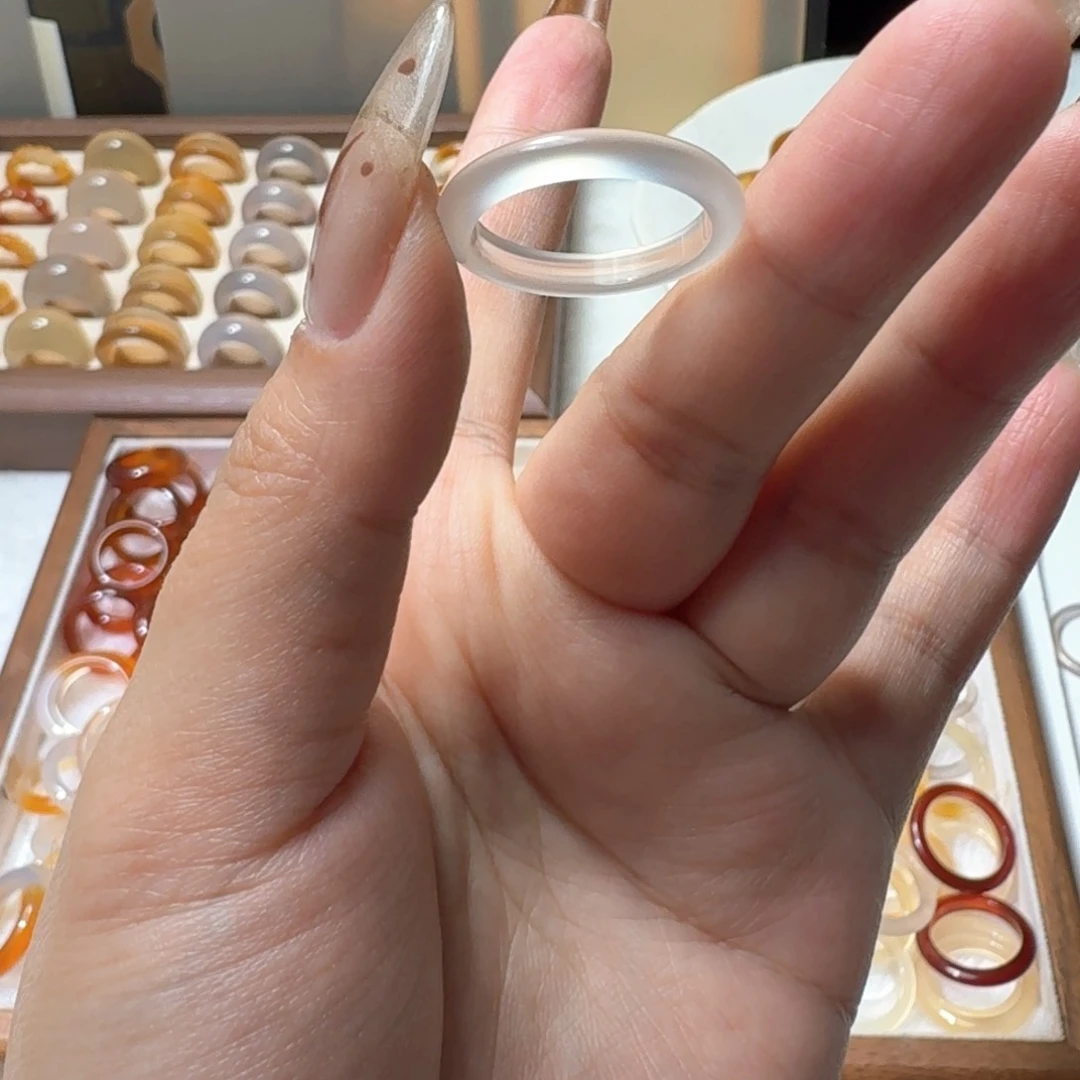 合金戒指玛瑙/玉髓370港19