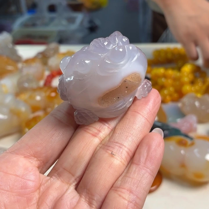 玛瑙/玉髓未镶嵌吊坠(不含链)