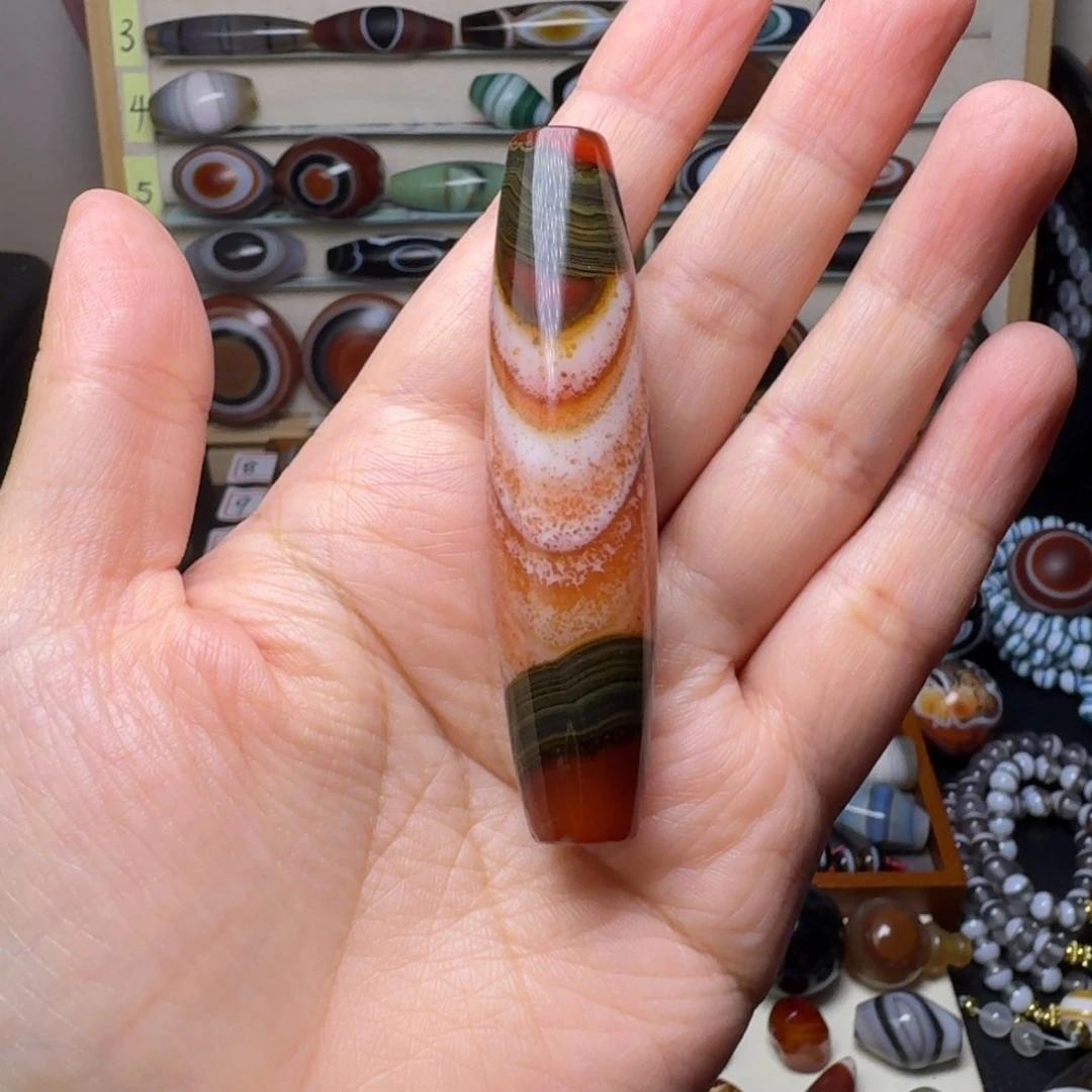 打***瓜玛瑙/玉髓颈饰未镶嵌