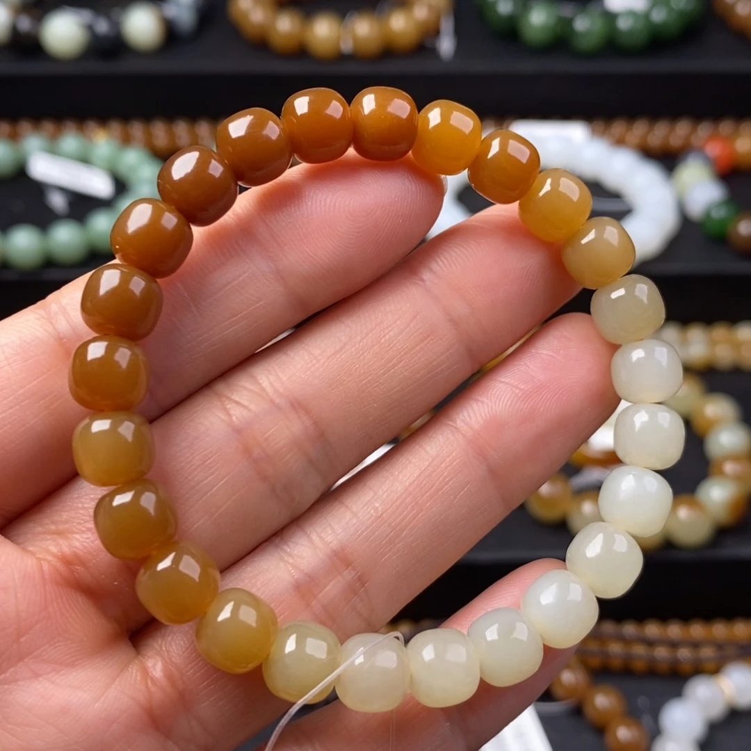 和田玉手串未镶嵌