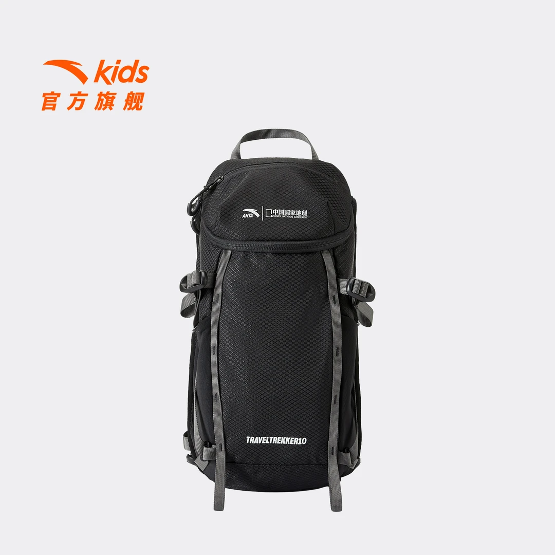 安踏儿童男大童双肩背包2025新款户外徒步包防水书包多功能包包