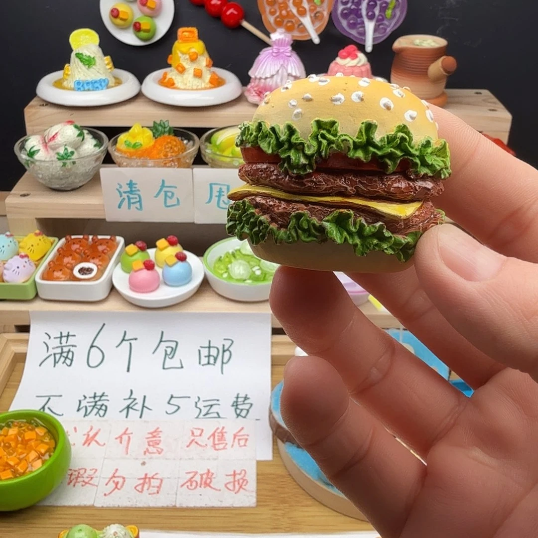 树脂食玩冰箱贴 凭开箱视频售后