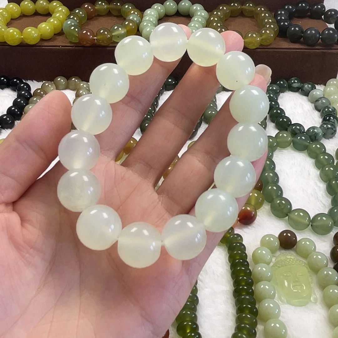 蛇纹石玉未镶嵌手串