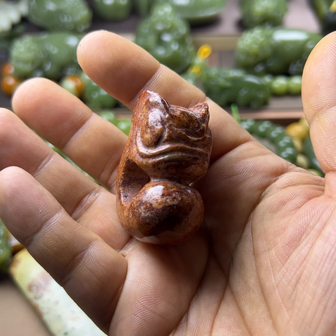 岫岩河磨玉（透闪石质玉）未镶嵌挂件