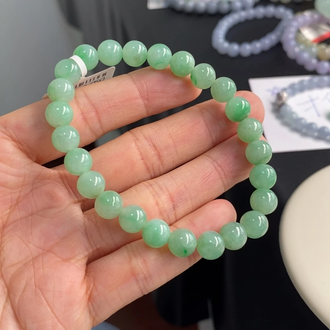 翡翠未镶嵌手链卡7.5