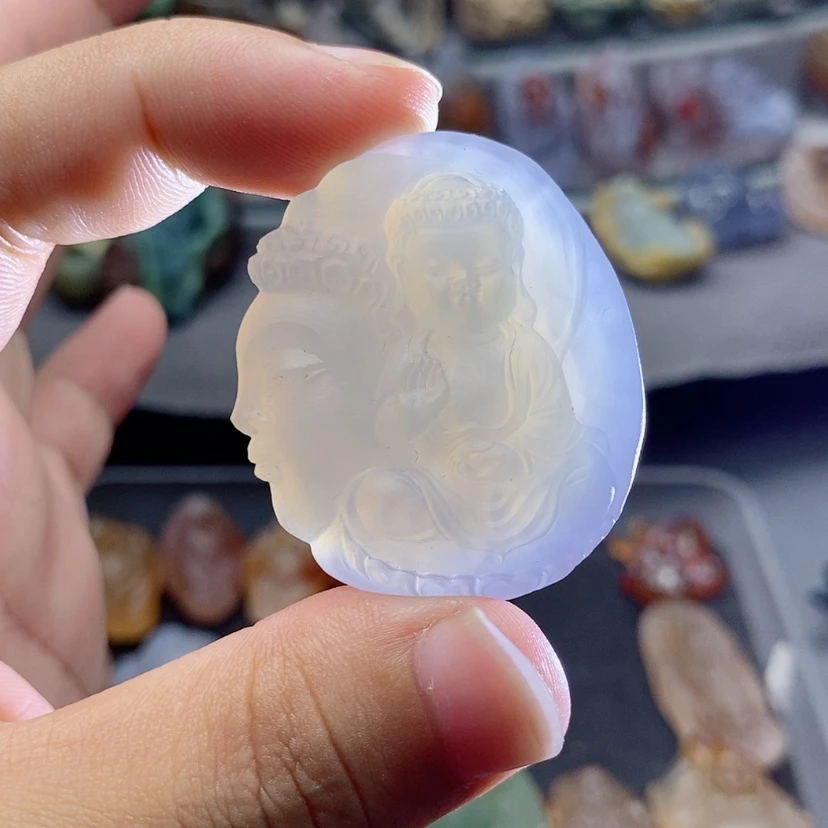 【闪购商品】未镶嵌吊坠定制玛瑙