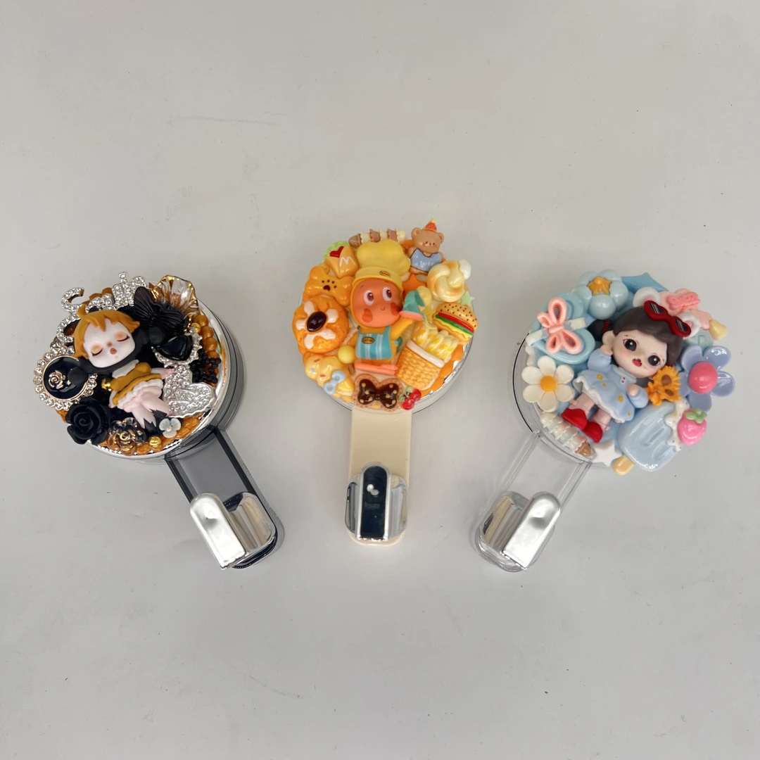 【萌粒磁吸挂钩】手工DIY奶油胶磁吸挂钩