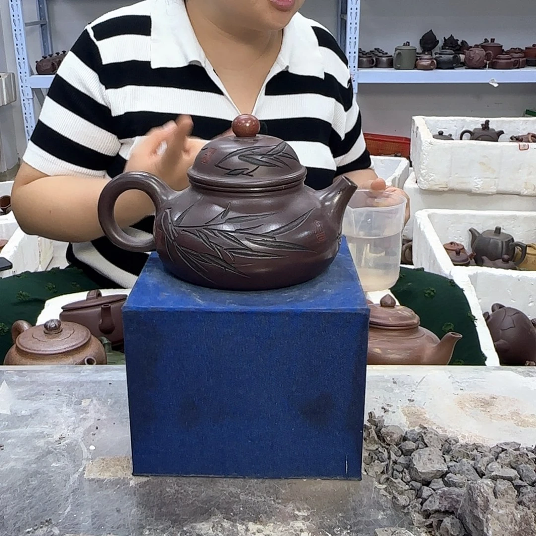 茶壶紫砂宜兴紫砂壶瑕疵处理