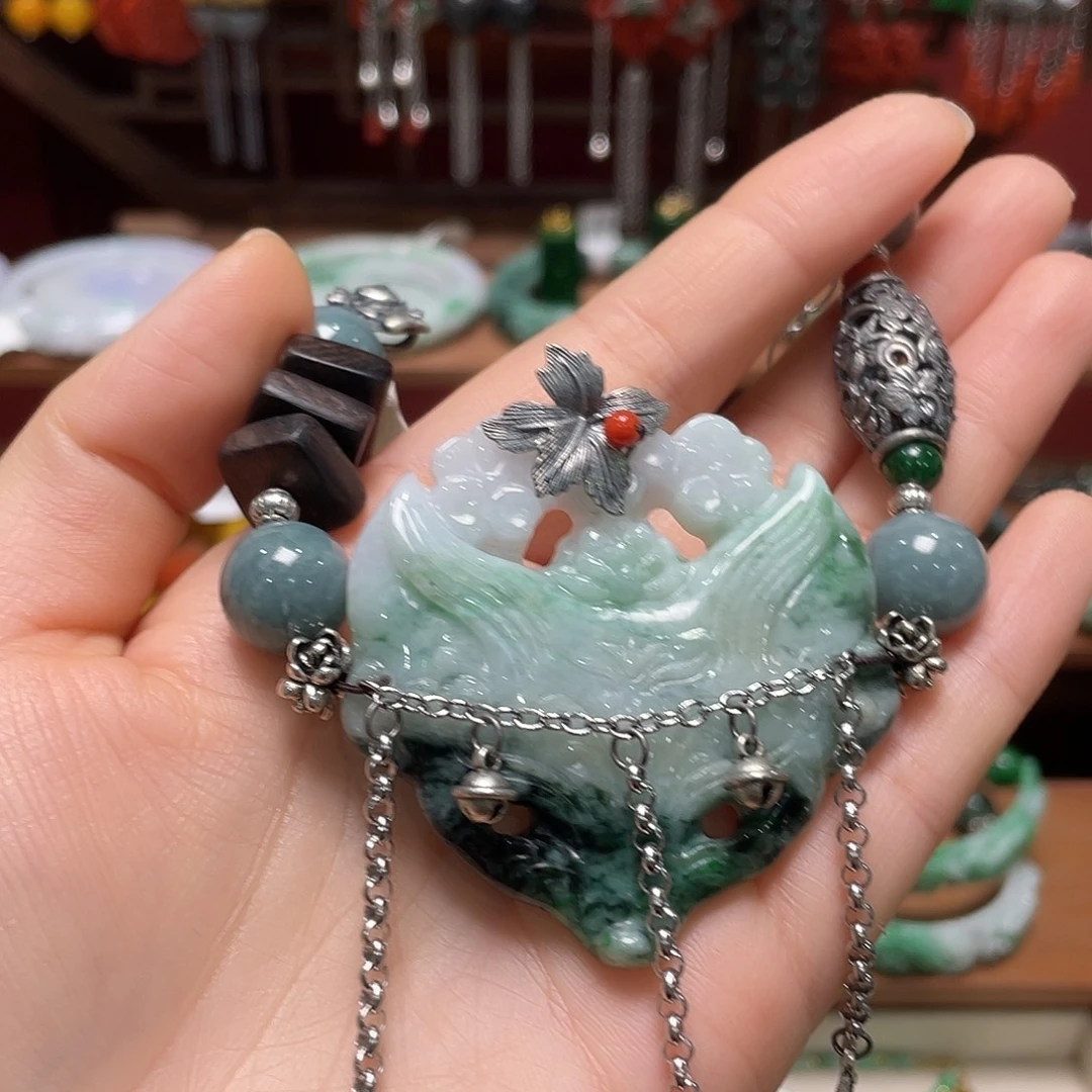 翡翠未镶嵌手链饰品