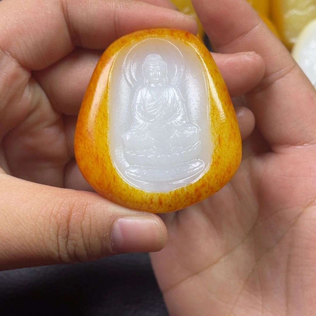 1***0和田玉未镶嵌颈饰