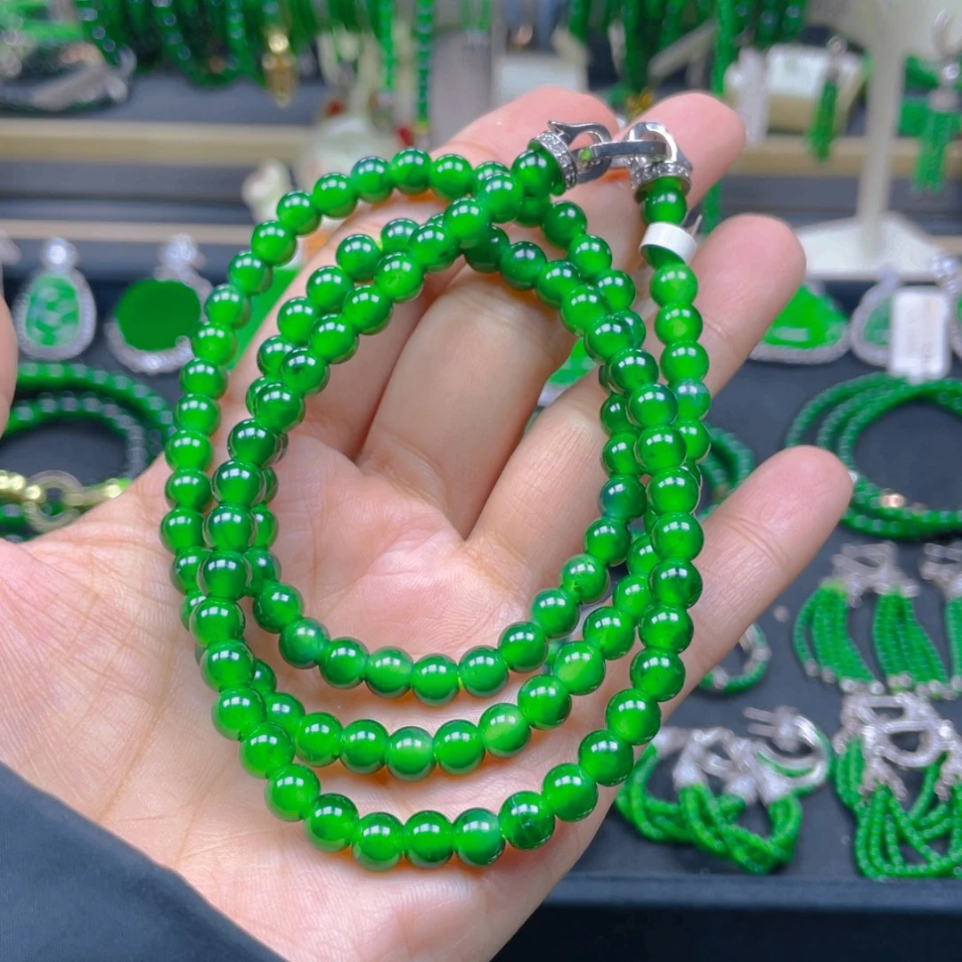 颈饰未镶嵌翡翠项链6