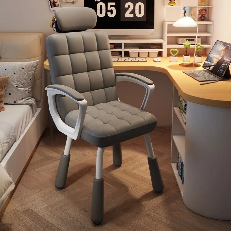 电脑椅家用中小学生学习椅青少年可调节升降书桌椅舒适久坐电脑椅