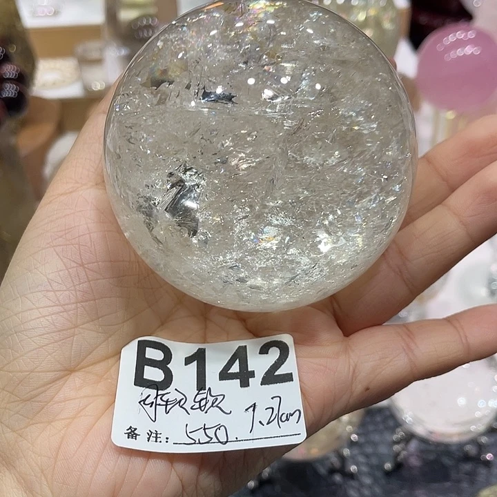 球未镶嵌水晶周*软白水晶
