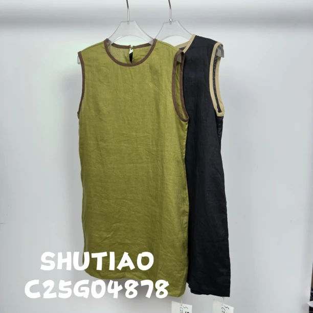 【SHUTIAO】2025夏季：新款小众设计款连衣裙C25G04878