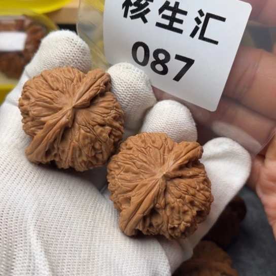 文玩核桃吊坠影*＇白狮子42