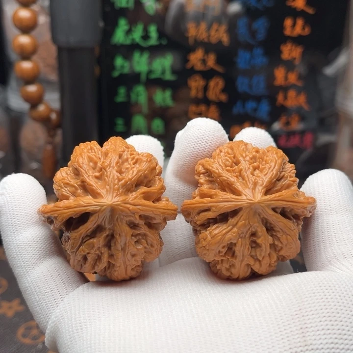 文玩核桃把件粗筋