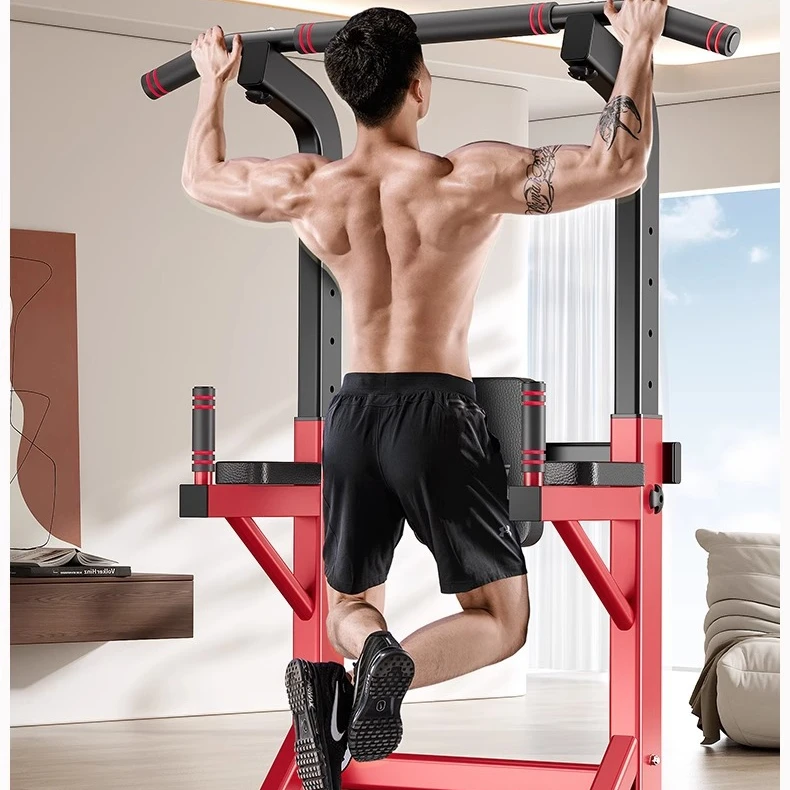 单杠室内家用引体向上架家庭拉伸训练吊杆落地杠杆多功能健身器材