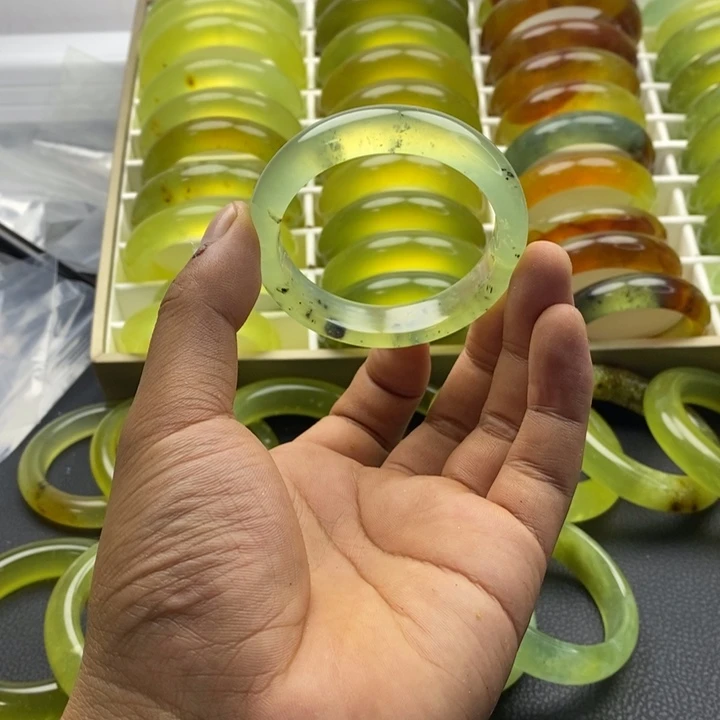 蛇纹石玉合金手镯53