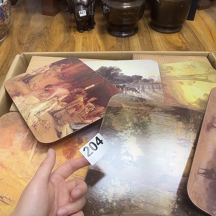 瓷片呀工艺品摆件瓷器摆件正能量