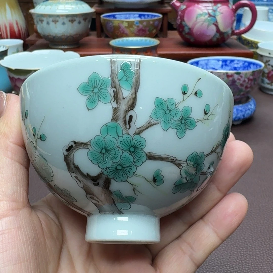 瓷片景德镇仿古手工制作精品展示