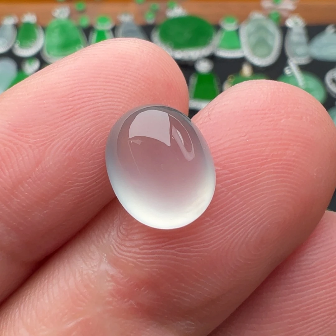 翡翠未镶嵌颈饰蛋面10.4