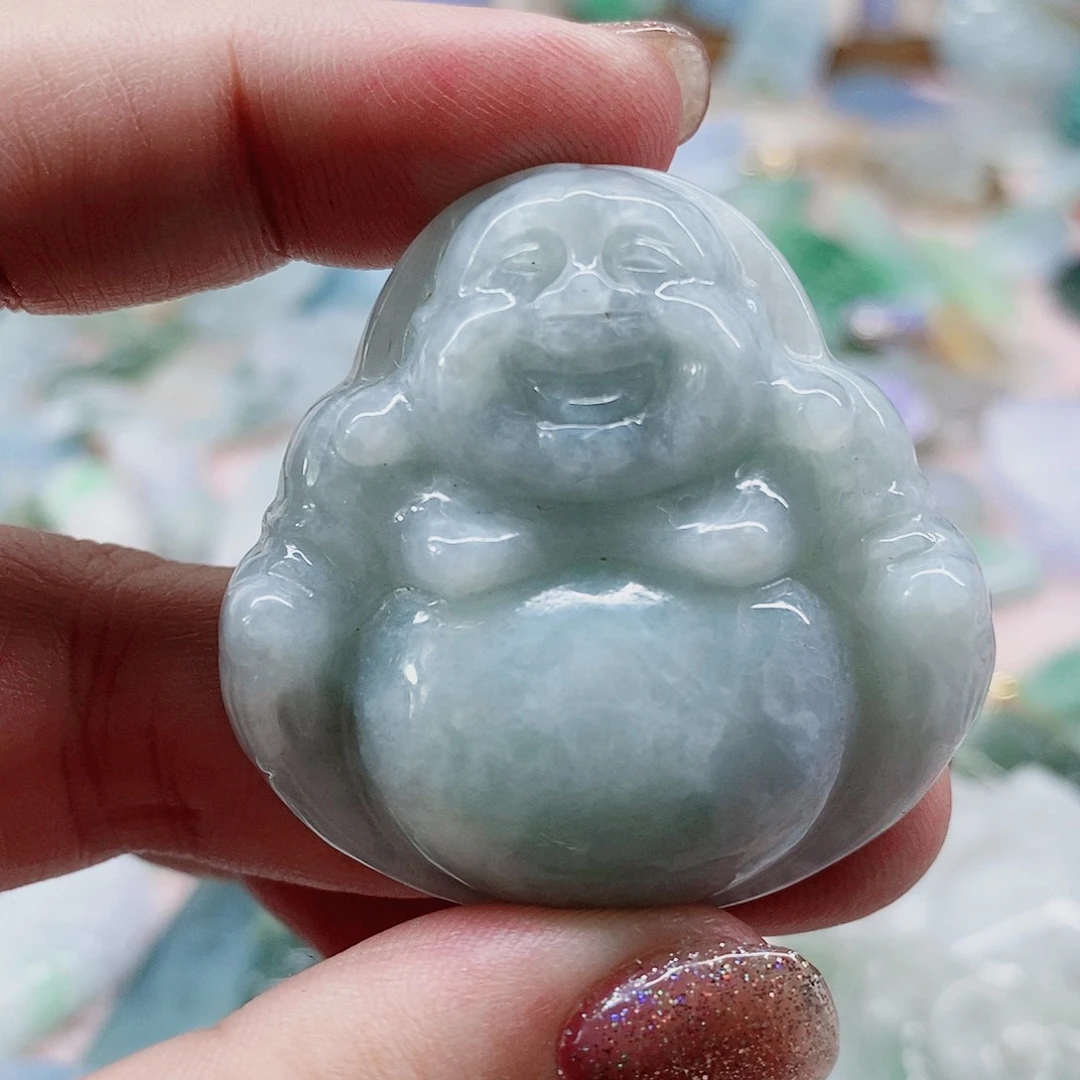 颈饰未镶嵌翡翠天然