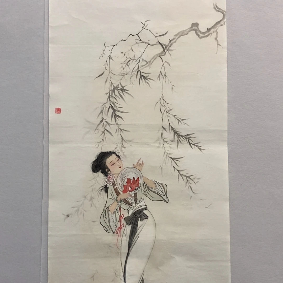 扬***鞘国画墨鱼精品墨鱼精品