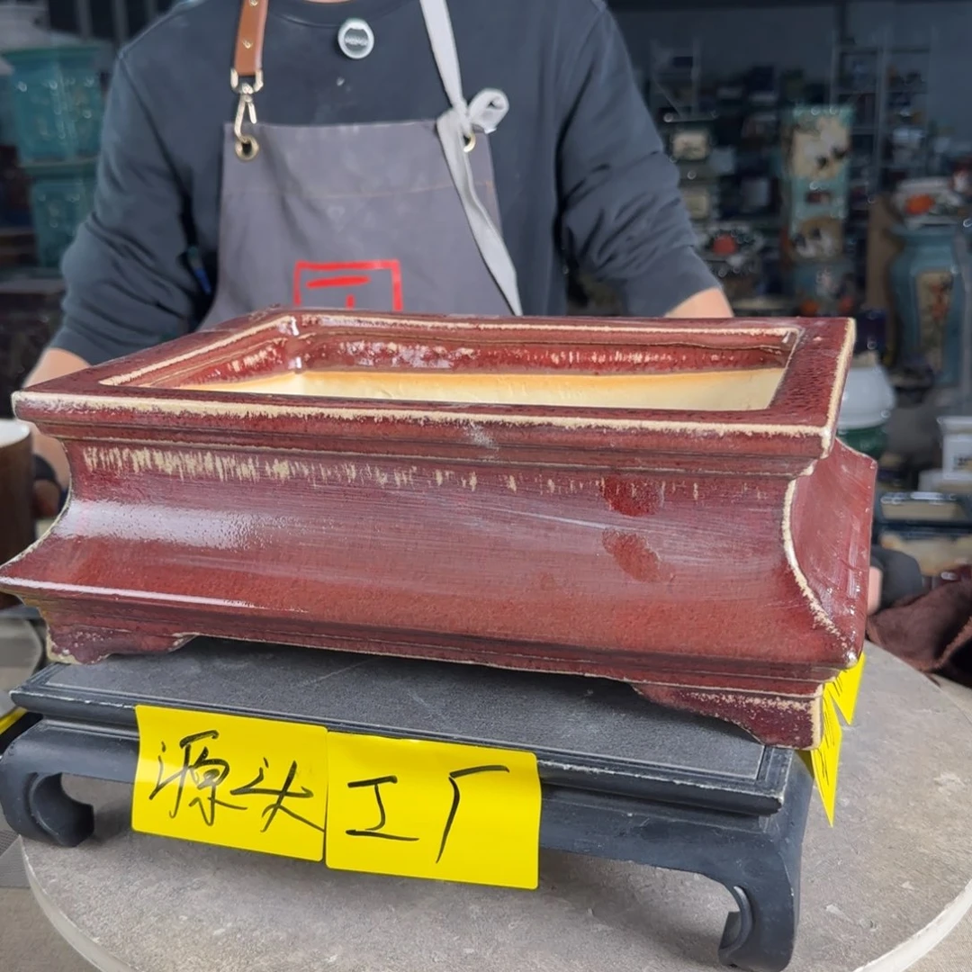 一风堂石湾花盆。缝隙磕碰瑕疵350