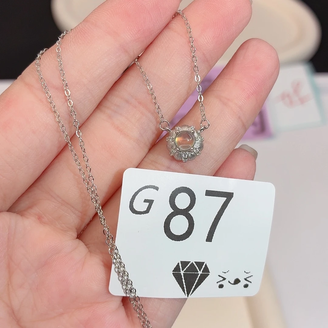 长石珠宝奇石银S925镶嵌