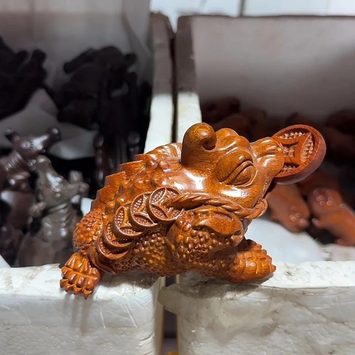 木花梨木15独角金蟾一只