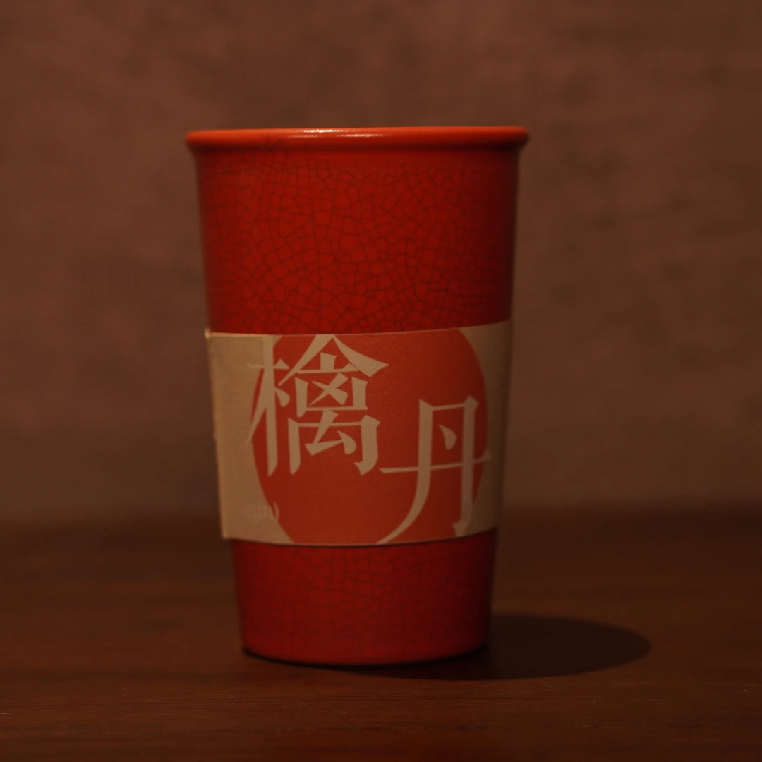 纳兰-可乐杯-红（W0062）家用陶瓷主人杯