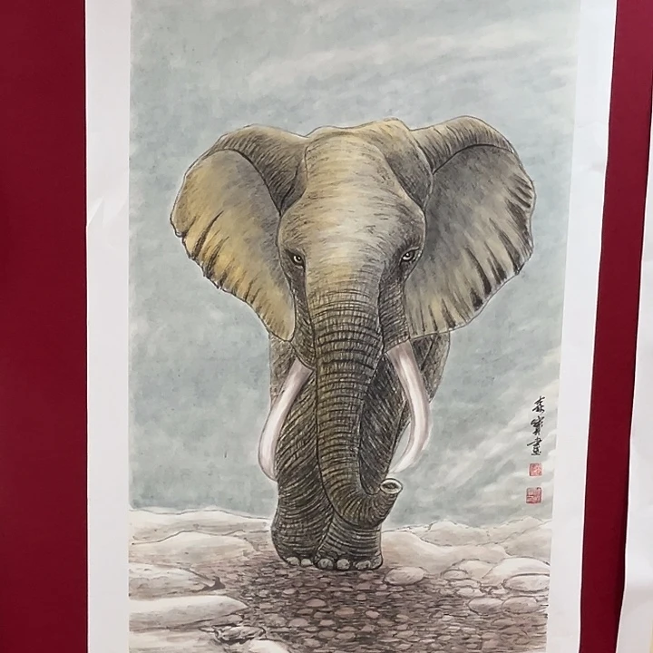国画徐森宝老师四尺花鸟