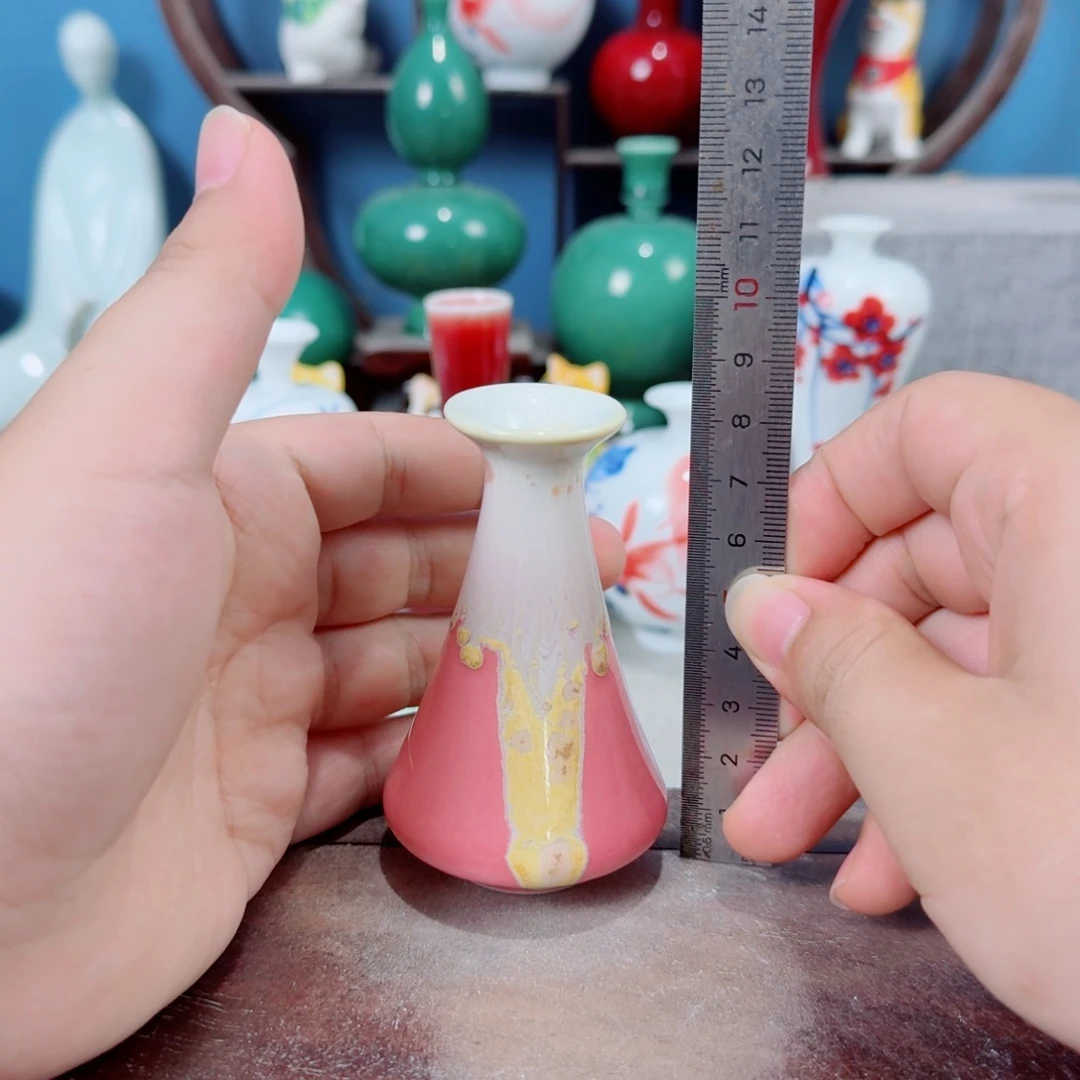 陶瓷手工小花器摆件