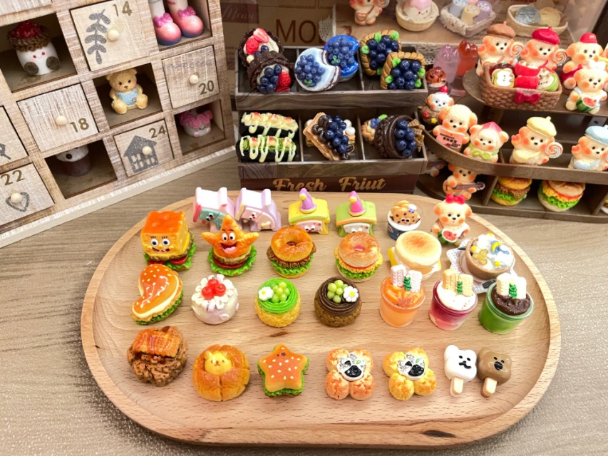 「直播拆」定制食玩立体大混款可爱diy配件