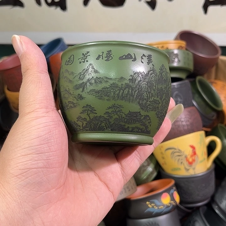 茶杯紫砂全手工紫砂主人杯