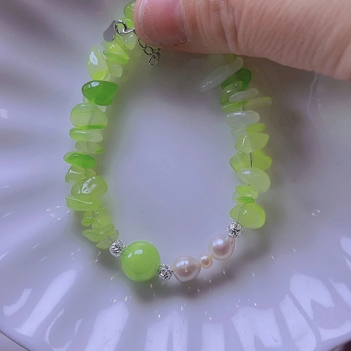 淡水珍珠手绳合金