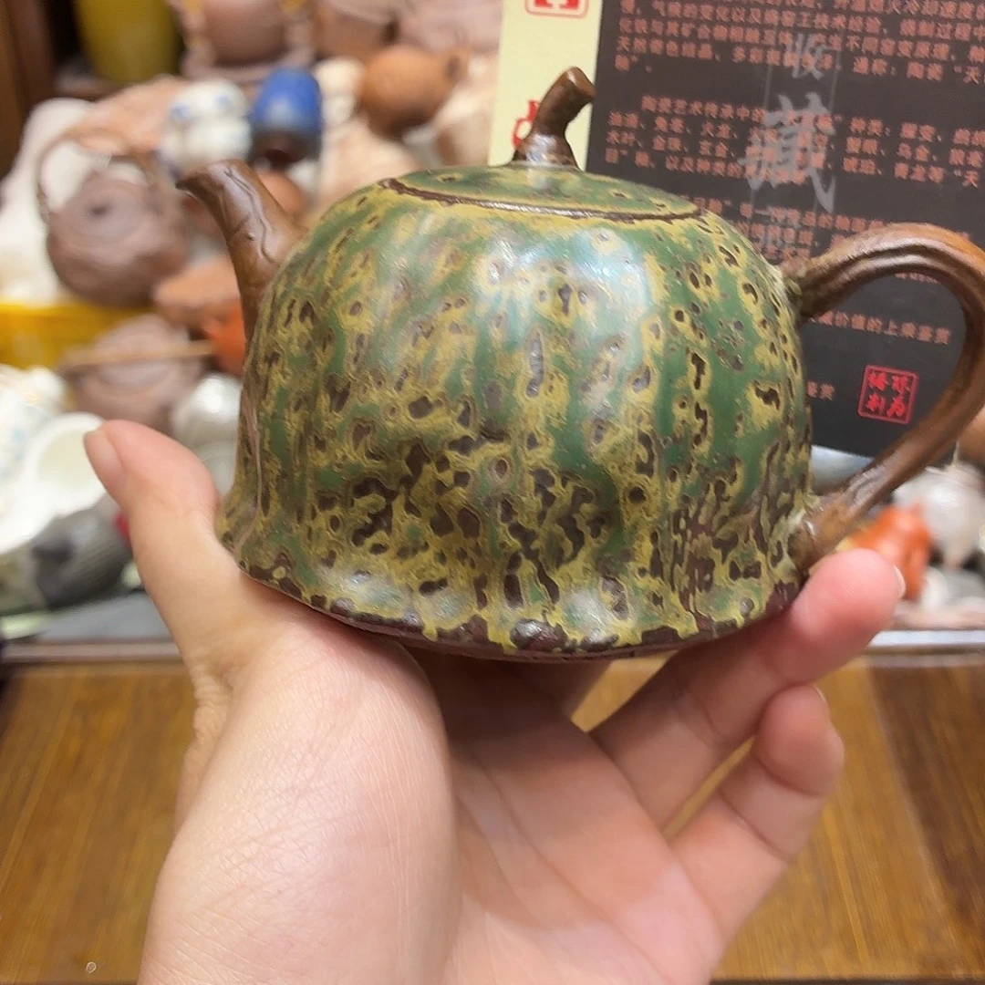 柴烧老岩泥茶器皿