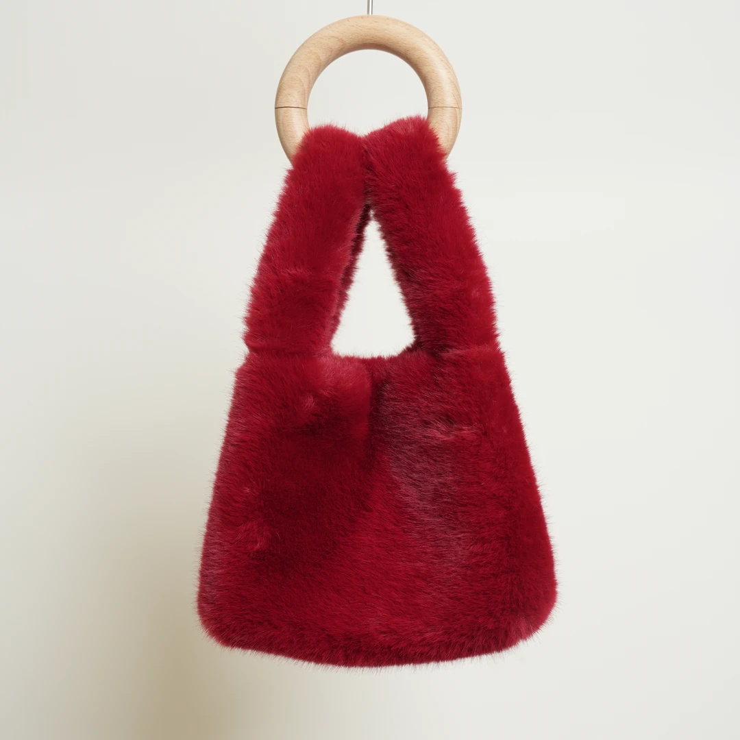 【小叮当】超可爱毛绒绒手提包