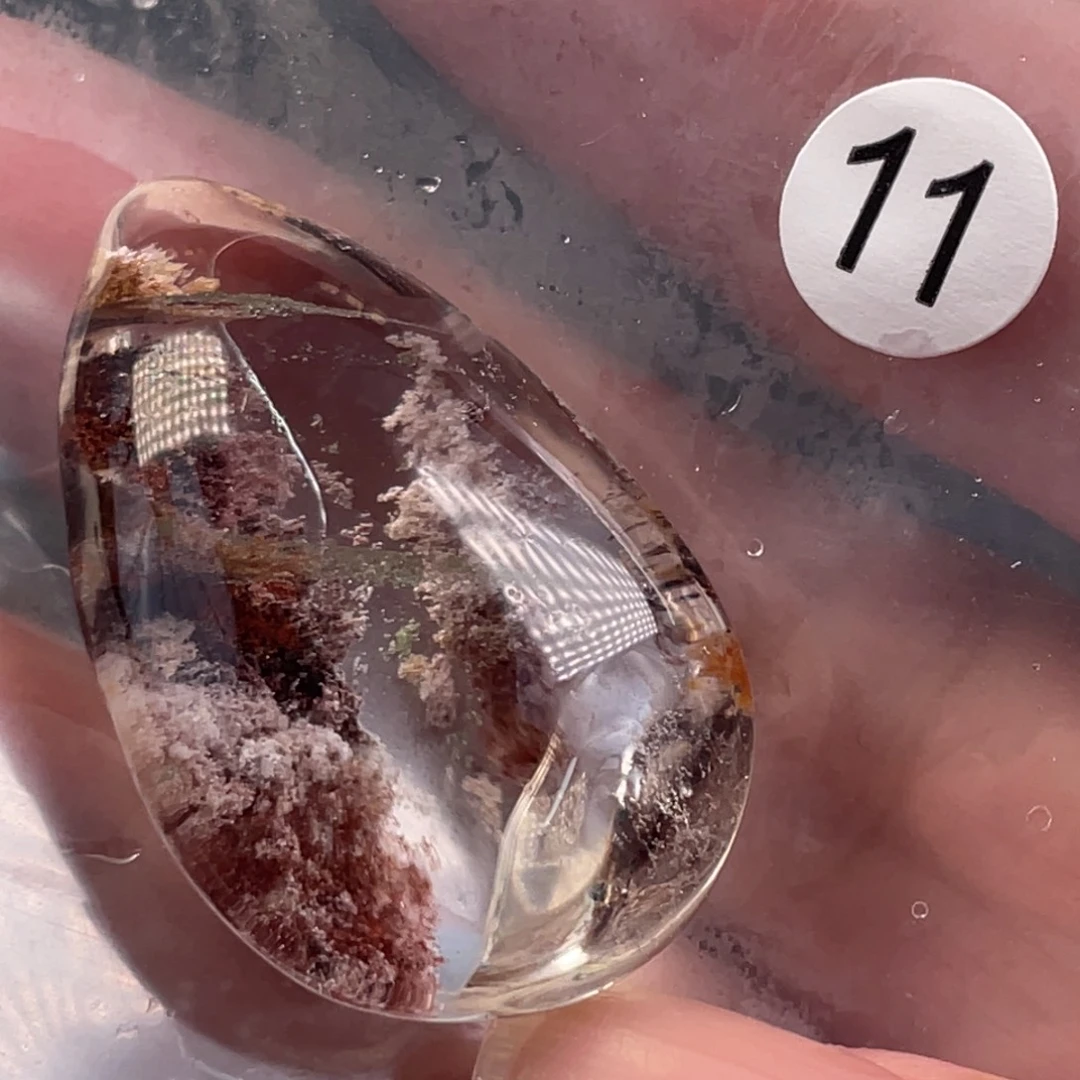 水晶颈饰未镶嵌天然水晶吊坠