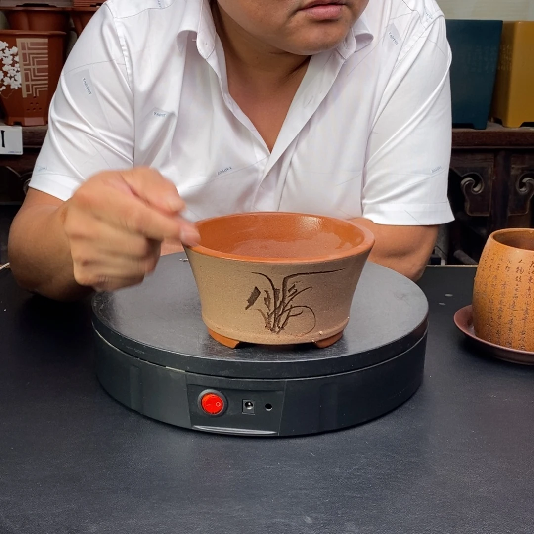 紫砂花盆货号一只QQ22