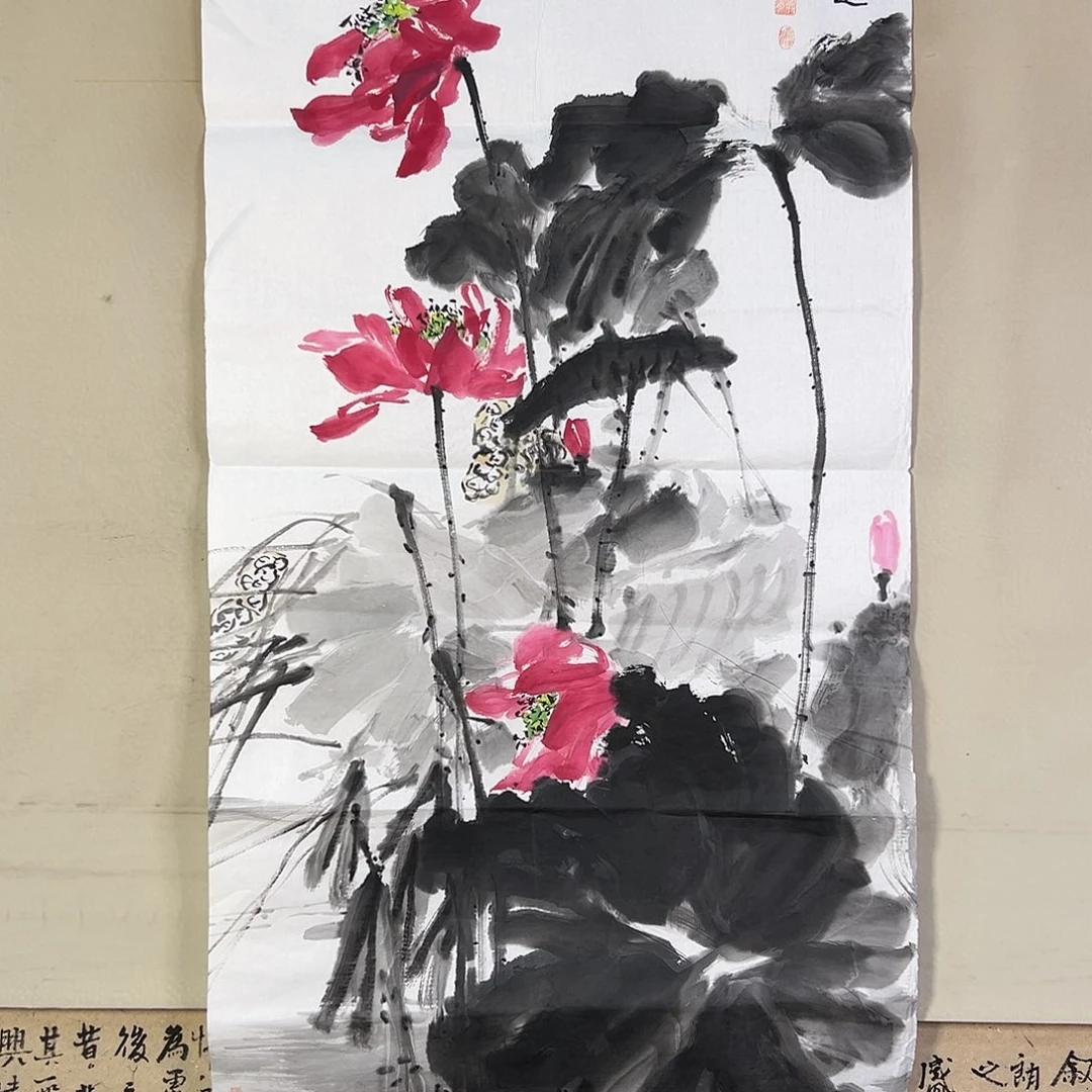 国画190 花鸟在此鸣叫时还要一