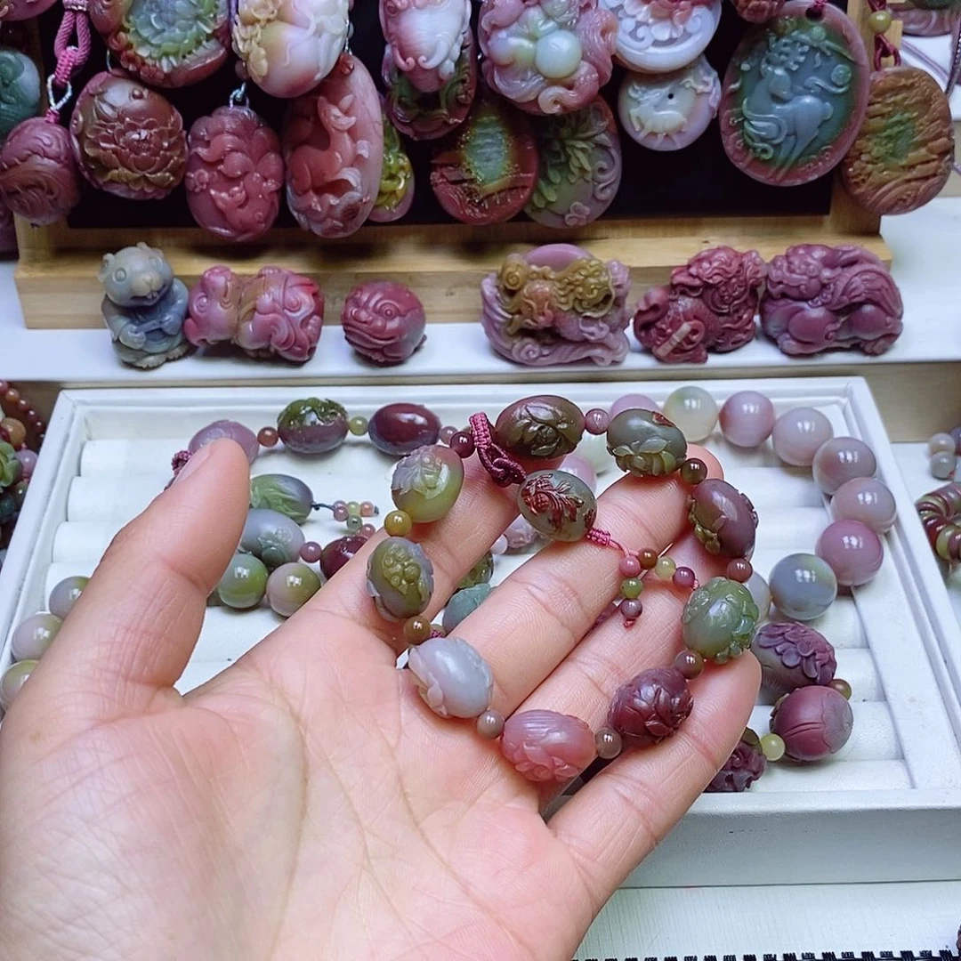 玛瑙/玉髓盐源玛瑙手串未镶嵌