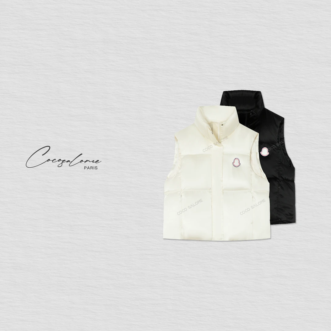 韩彬彬"黑标门口"秋冬季百搭桑蚕丝女装休闲经典短款马甲Y638-10