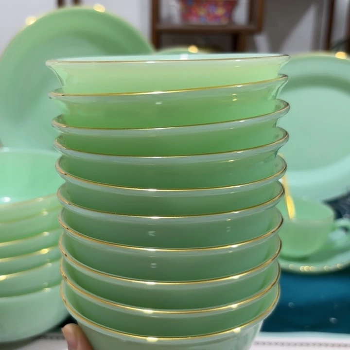 景德镇陶瓷玉瓷单品4.5寸10个