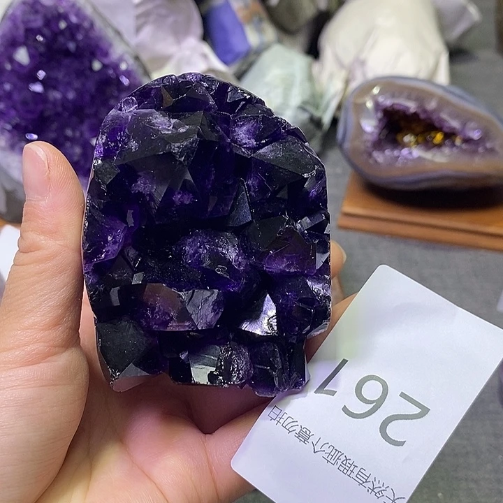 未镶嵌珠宝半成品紫晶